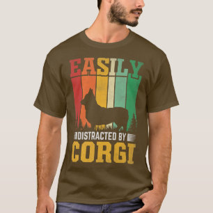 Retro Vintager Sonnenuntergang leicht von Corgi Fu T-Shirt