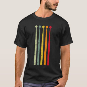 Retro-Vintager Trommelhalter T-Shirt