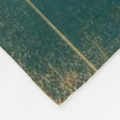 Retro/Vintager tropischer/hawaiianischer Sonnenunt Fleecedecke (Ecke)