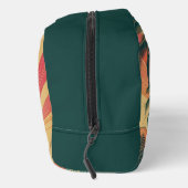 Retro/Vintager tropischer/hawaiianischer Sonnenunt Waschbeutel (Rechts)