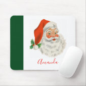 Retro Vintager Weihnachtsmann Mousepad (Mit Mouse)