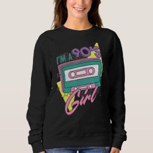 Retro-Vintages 90er-Party-Thema für 90er-Kinder Sweatshirt