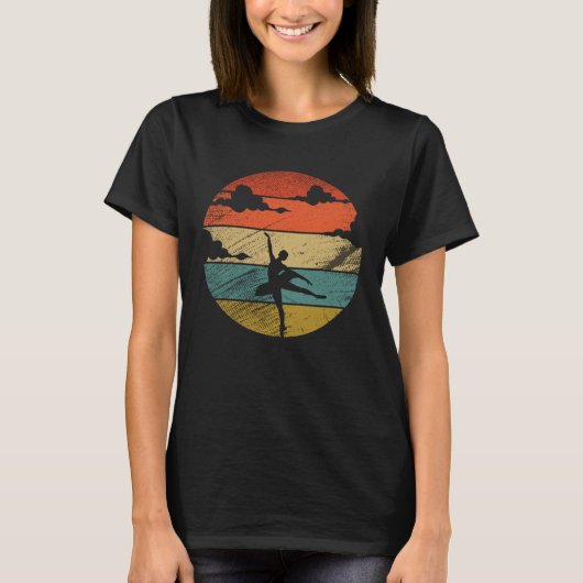 Retro Vintages Balletthobby 2 T-Shirt (Vorderseite)