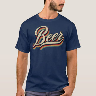Retro-Vintages Bier T-Shirt