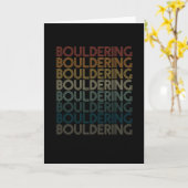 Retro-Vintages Boulding Karte (Gelbe Blume)