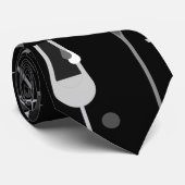 Retro Vintages Cocktail-Muster Krawatte (Gerollt)