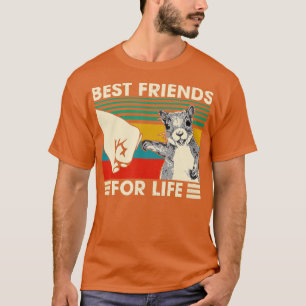 Retro Vintages Eichhörnchen Bester Freund für das  T-Shirt
