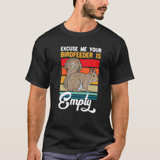 Retro Vintages Eichhörnchen Entschuldigung Dein Ge T-Shirt