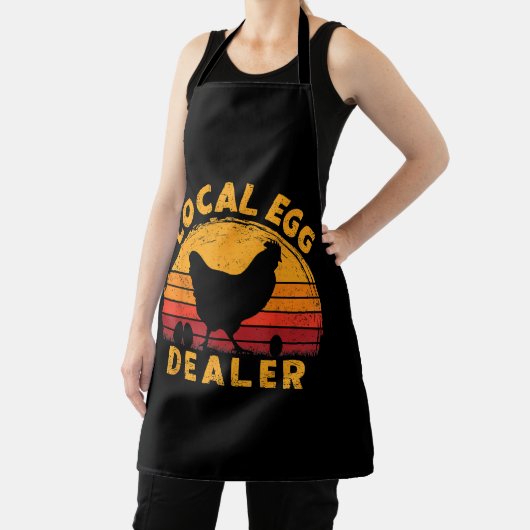 Retro Vintages Eierhändler Bauer Hühnereier Schürze (InSitu)