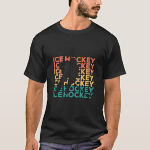 Retro Vintages Eishockeygeschenk für Eishockeyspie T-Shirt