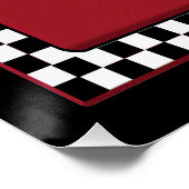 Retro - Vintages ESSEN HIER Poster (Ecke)