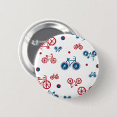 Retro Vintages Fahrraddesign Button (Vorne & Hinten)