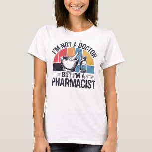 Retro Vintages farbiges Designgeschenk für Apothek T-Shirt