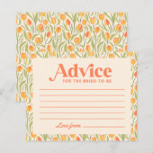 Retro Vintages florales Brautparty (Vorne/Hinten)