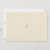 Retro Vintages Foto 50. Geburtstag Einladung (Rückseite)