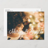 Retro Vintages fröhliches und helles Foto Postkarte (Vorne/Hinten)