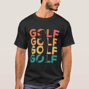 Retro Vintages Golfgeschenk für Golfer T-Shirt
