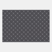 Retro Vintages Halloween-Muster Zuckerschädel Geschenkpapier Set (Vorderseite 2)