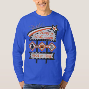 Retro Vintages Halloween-Zeichen - Trick oder Tret T-Shirt