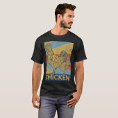 Retro-Vintages Hühnchen T-Shirt (Vorne ganz)