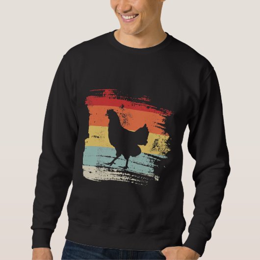 Retro Vintages Hühnereier Sweatshirt (Vorderseite)