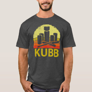 Retro Vintages KUBB Yard Game T Backyard Game T-Shirt