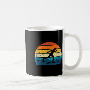 Retro Vintages Langlaufen - Wintersport Kaffeetasse