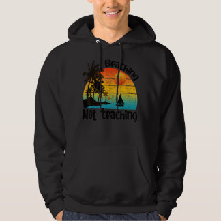 Retro Vintages Lernen nicht lehren Lehrer Sommer Hoodie