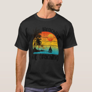 Retro Vintages Lernen nicht lehren Lehrer Sommer T-Shirt