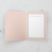 Retro-Vintages Mädchen Karte (Innenseite)