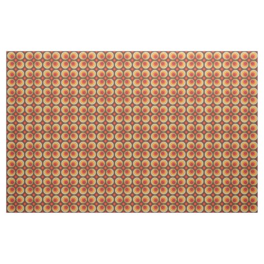 Retro-Vintages Mod-Muster Stoff (Yard (91,4 cm))