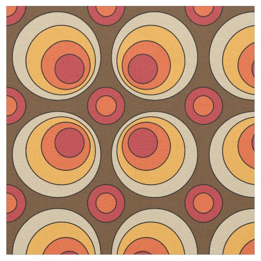 Retro-Vintages Mod-Muster Stoff (Nahaufnahme)