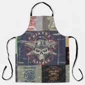 Retro-Vintages Motorrad Schürze (Vorderseite)