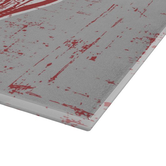 Retro-Vintages Motorraddesign Schneidebrett (Ecke)