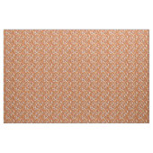 Retro-Vintages Mushroom-Blume Muster Stoff (Yard (91,4 cm))