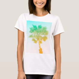 Retro Vintages Ombre Los Angeles Palme-Shirt T-Shirt