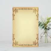 Retro-Vintages Papier (Stehend Vorderseite)