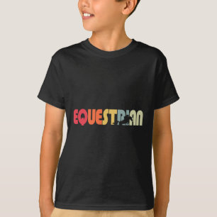 Retro Vintages Pferdereiten Reitpferd Reitausflug T-Shirt