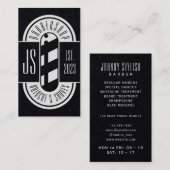 Retro Vintages Riesenlogo Visitenkarte (Vorne/Hinten)