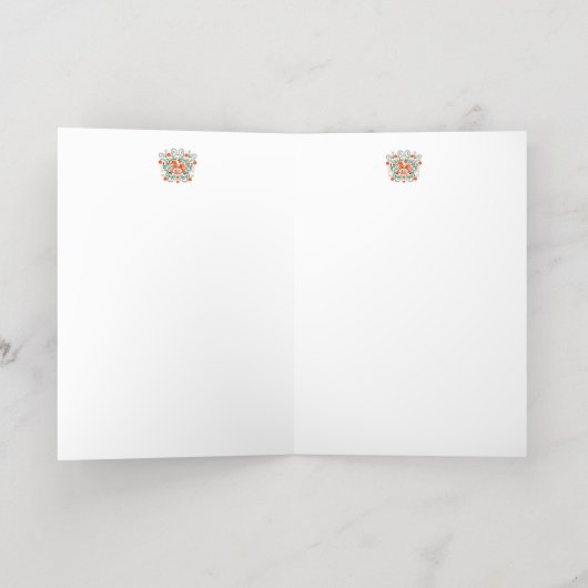 Retro Vintages Rockpferd Weihnachten (Innen Abgelegt)