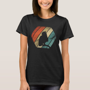 Retro-Vintages Schale und süße Tier T-Shirt