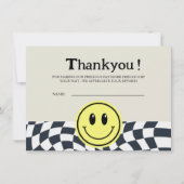 Retro Vintages schwarz-weißes Schachbrett Baby Dan (Vorderseite)