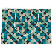 Retro Vintages Sechzigerjahre Muster Große Geschenktüte (Vorderseite)