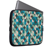 Retro Vintages Sechzigerjahre Muster Laptopschutzhülle (Vorne Rechts)