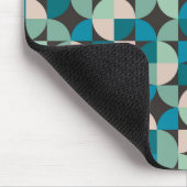 Retro Vintages Sechzigerjahre Muster Mousepad (Ecke)