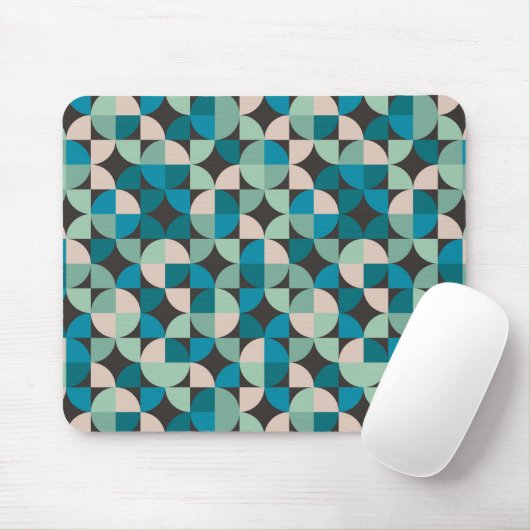 Retro Vintages Sechzigerjahre Muster Mousepad (Mit Mouse)