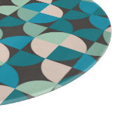 Retro Vintages Sechzigerjahre Muster Schneidebrett (Ecke)