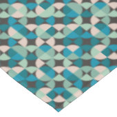 Retro Vintages Sechzigerjahre Muster Tischdecke (Schrägansicht)