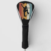 Retro-Vintages Skateboard Golf Headcover (Vorderseite)