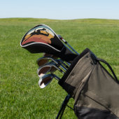 Retro-Vintages Skateboard Golf Headcover (In SItu)